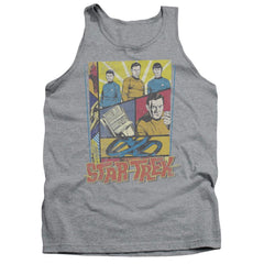 Star Trek Vintage Collage Men's 18/1 Cotton Tank Top