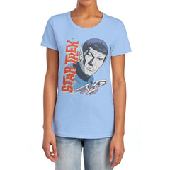 Star Trek Vintage Spock Women's 18/1 Cotton Short-Sleeve T-Shirt