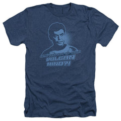 Star Trek Vulcan Mind Men's 30/1 Heather 60 40 Poly Short-Sleeve T-Shirt