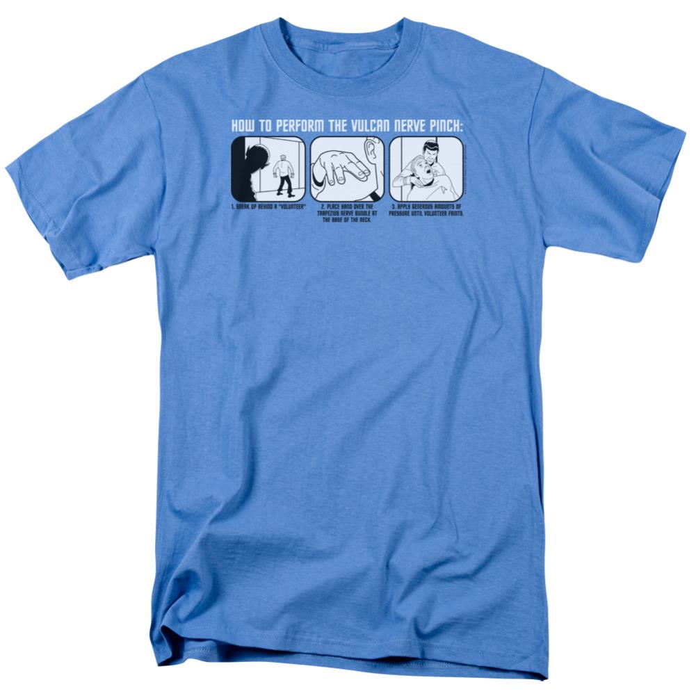 Star Trek Vulcan Nerve Pinch Men's 18/1 Cotton Short-Sleeve T-Shirt