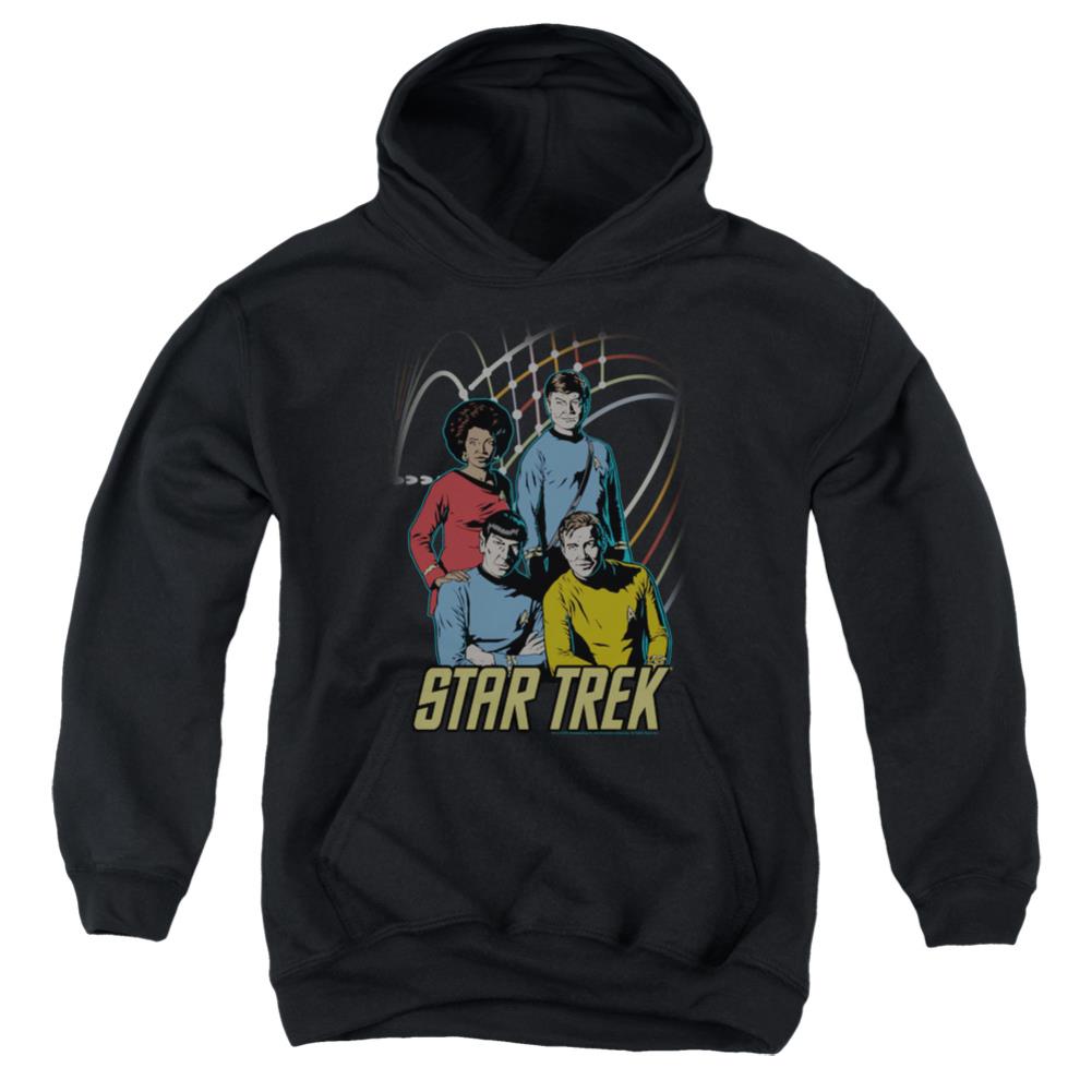 Star Trek Warp Factor 4 Youth Cotton Poly Pull-Over Hoodie