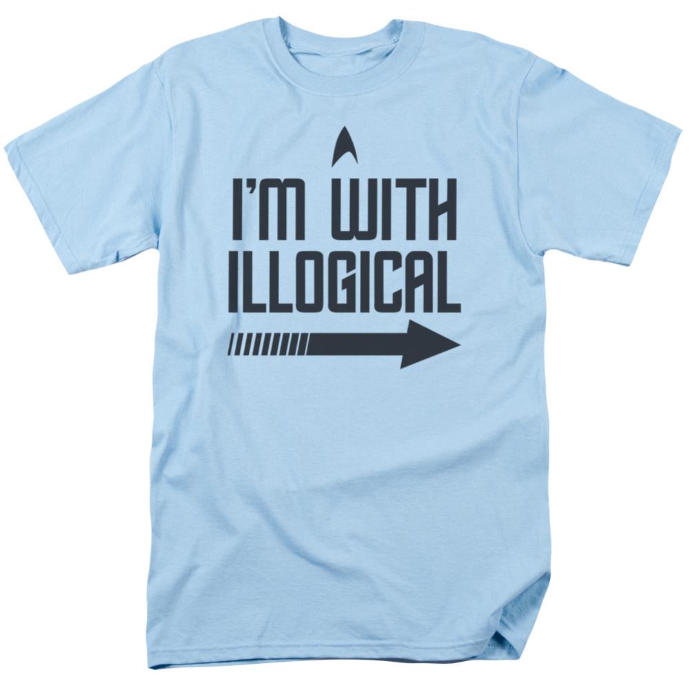 Star Trek With Illogical Men's 18/1 Cotton Short-Sleeve T-Shirt