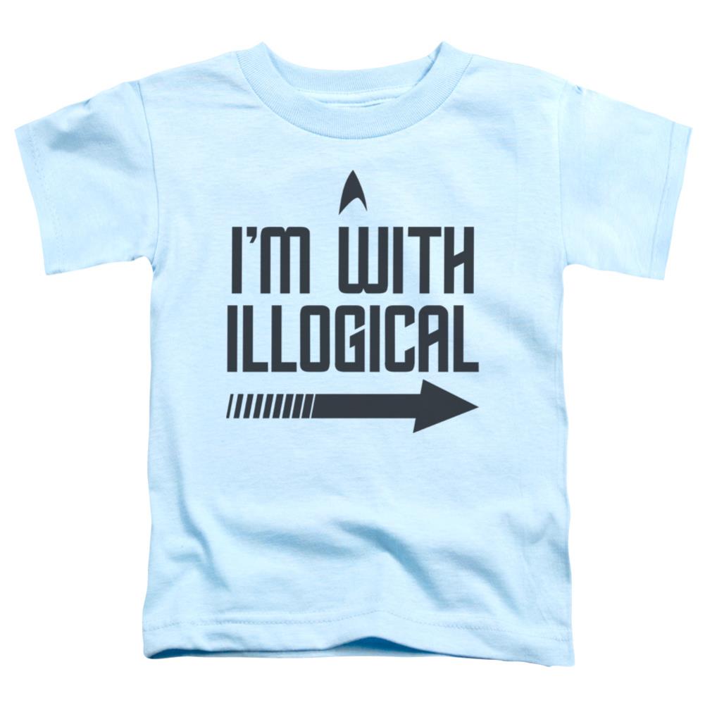 Star Trek With Illogical Toddler 18/1 Cotton Short-Sleeve T-Shirt