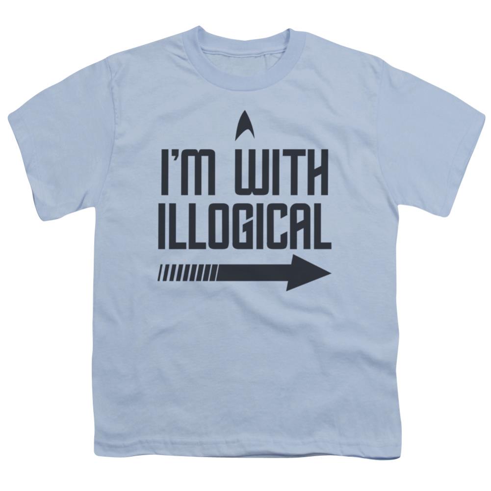 Star Trek With Illogical Youth 18/1 100% Cotton Short-Sleeve T-Shirt