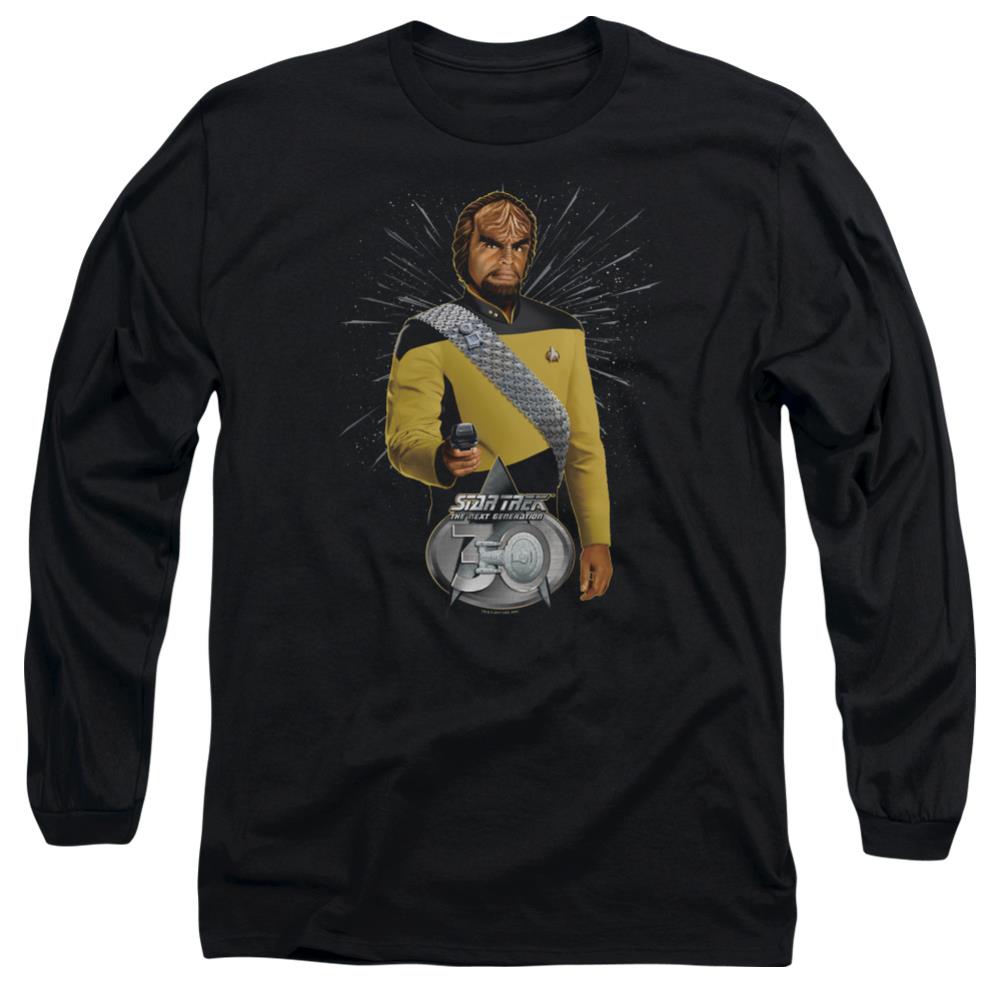 Star Trek Worf 30 Men's 18/1 Cotton Long-Sleeve T-Shirt