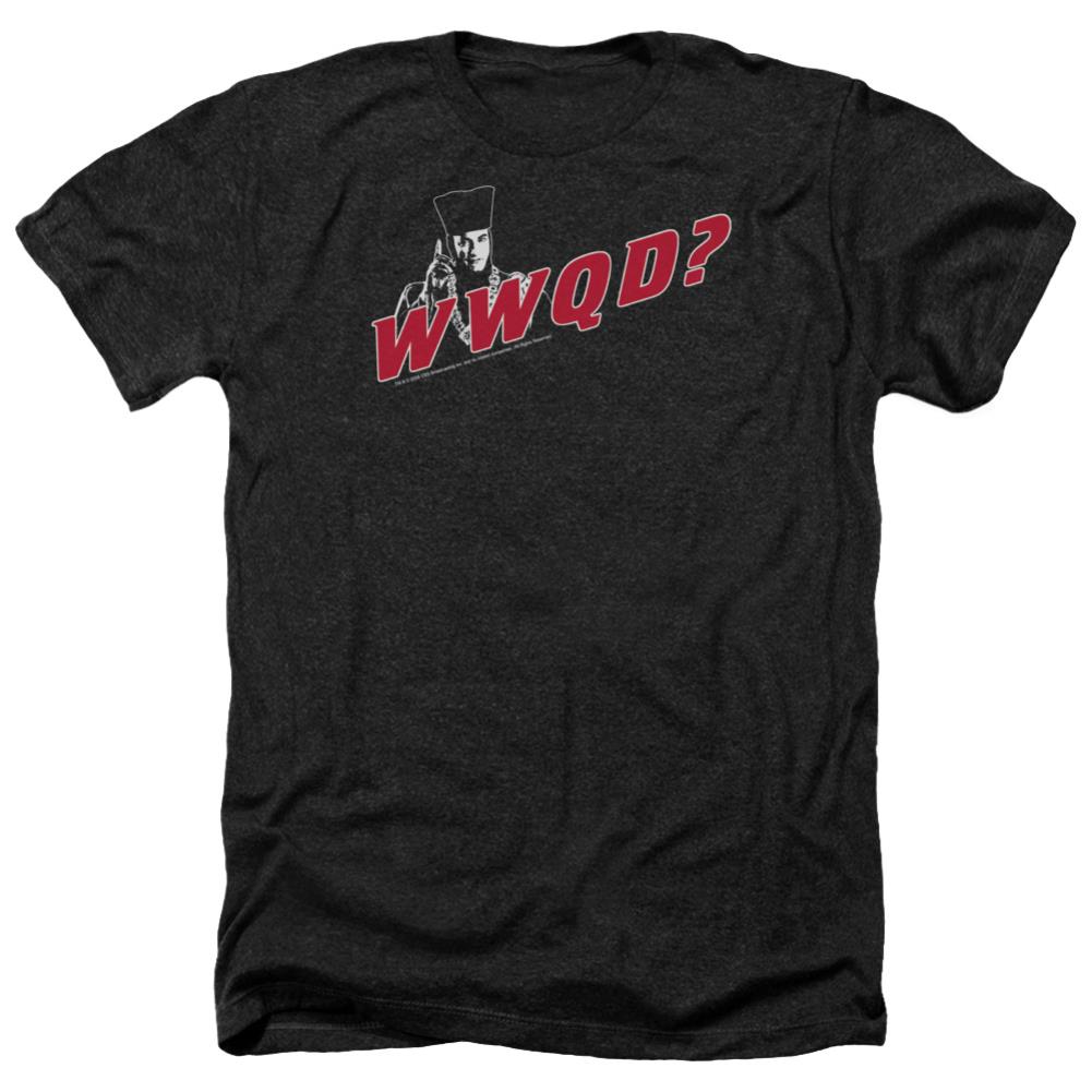 Star Trek WWQD Men's 30/1 Heather 60 40 Poly Short-Sleeve T-Shirt