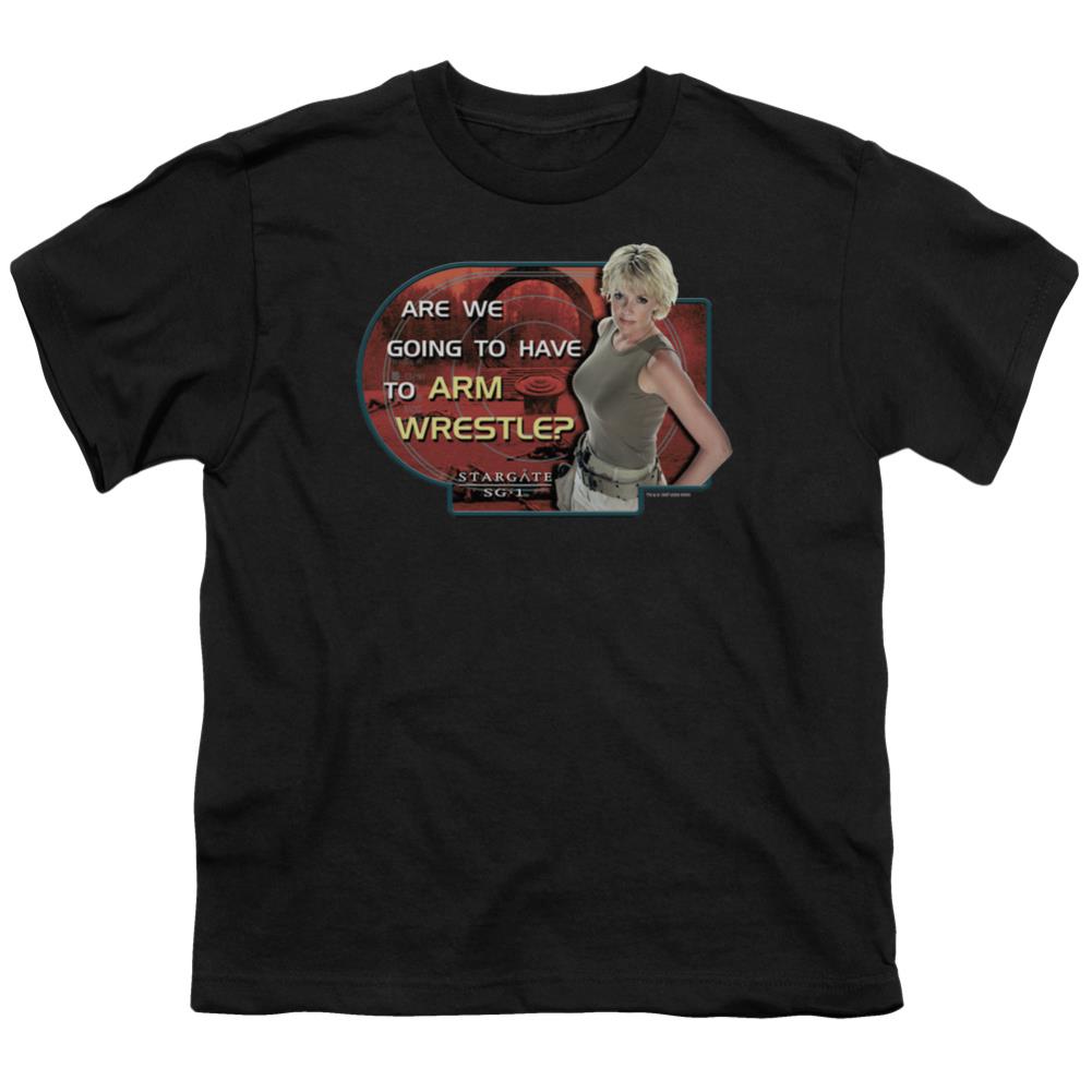 Stargate SG-1 Arm Wrestle Youth 18/1 100% Cotton Short-Sleeve T-Shirt