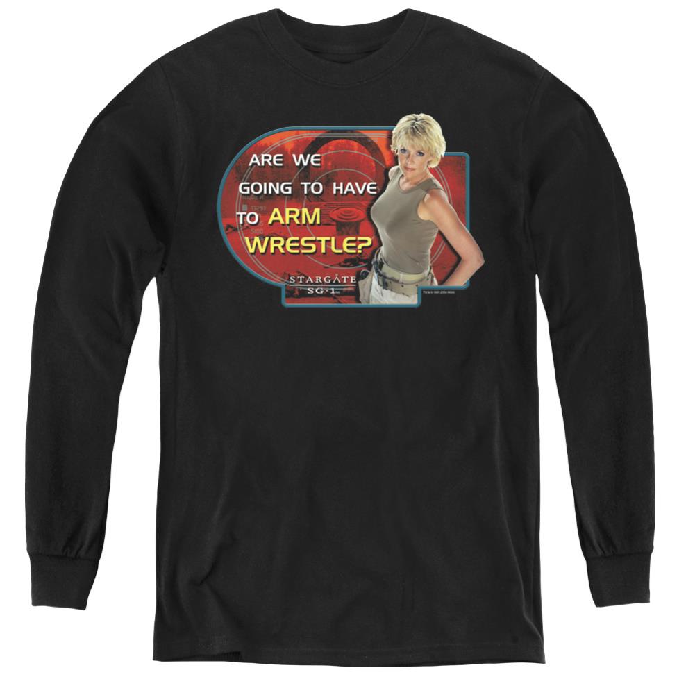 Stargate SG-1 Arm Wrestle Youth Long-Sleeve T-Shirt