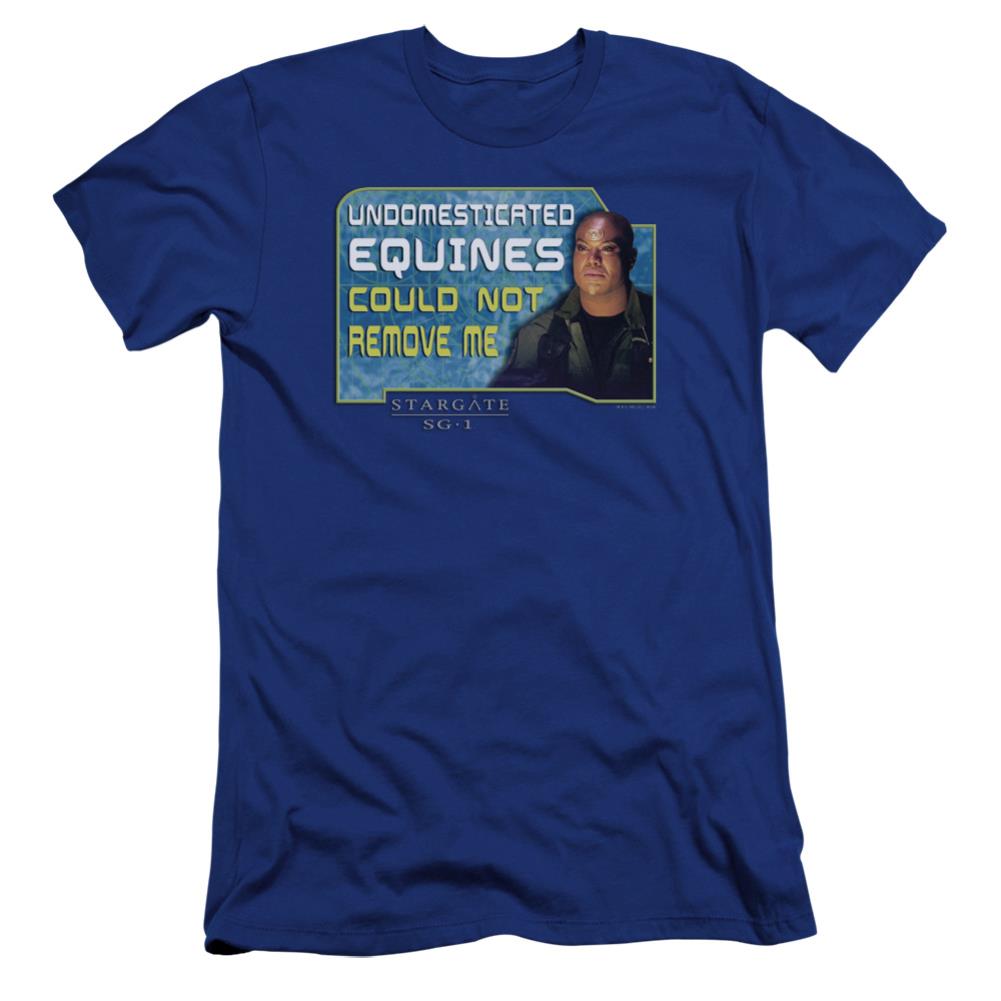 Stargate SG-1 Dedicated Men's Ultra-Soft 30/1 Cotton Slim Short-Sleeve T-Shirt