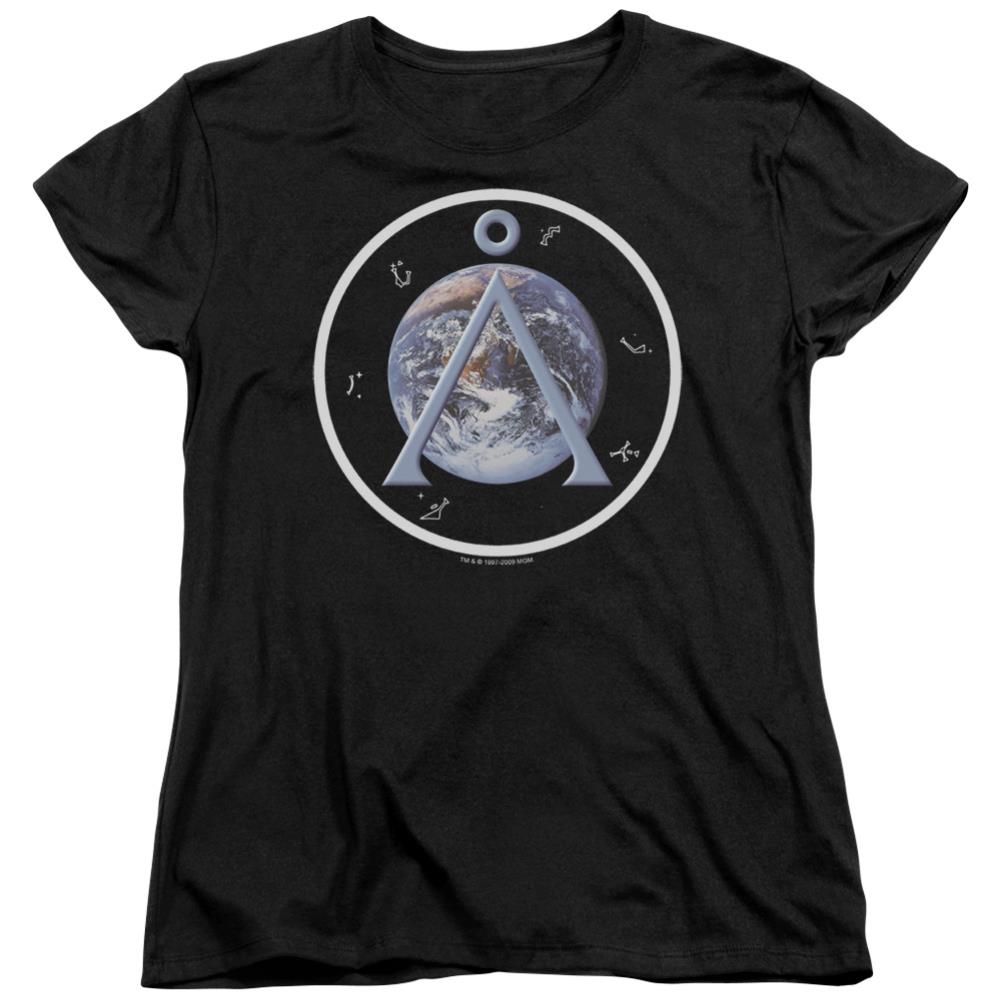 Stargate SG-1 Earth Emblem Women's 18/1 Cotton Short-Sleeve T-Shirt