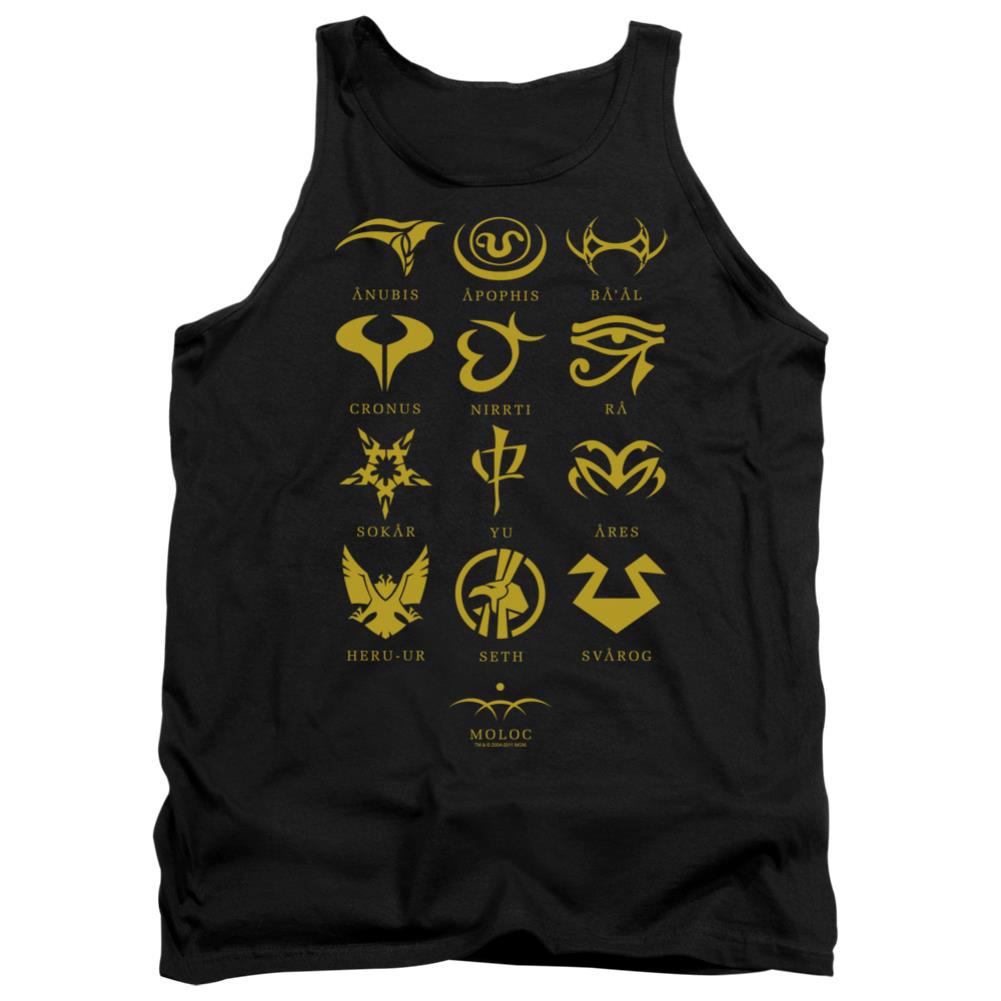 Stargate SG-1 Goauld Characters Men's 18/1 Cotton Tank Top