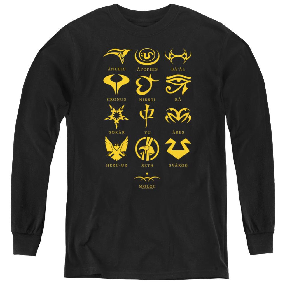 Stargate SG-1 Goauld Characters Youth Long-Sleeve T-Shirt