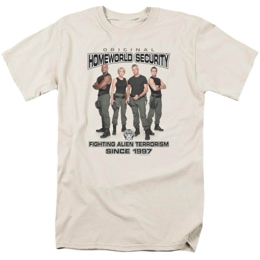 Stargate SG-1 Homeworld Security Men's 18/1 Cotton Short-Sleeve T-Shirt