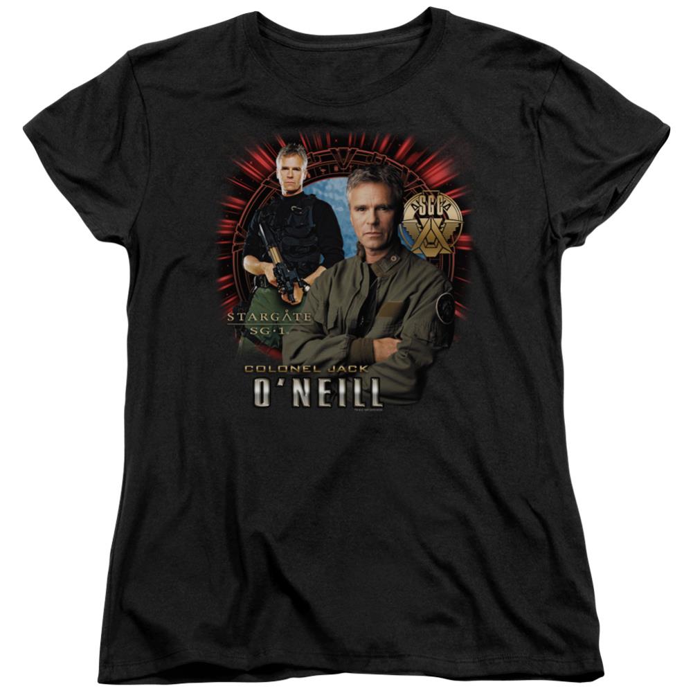 Stargate SG-1 Jack O'Neill Women's 18/1 Cotton Short-Sleeve T-Shirt