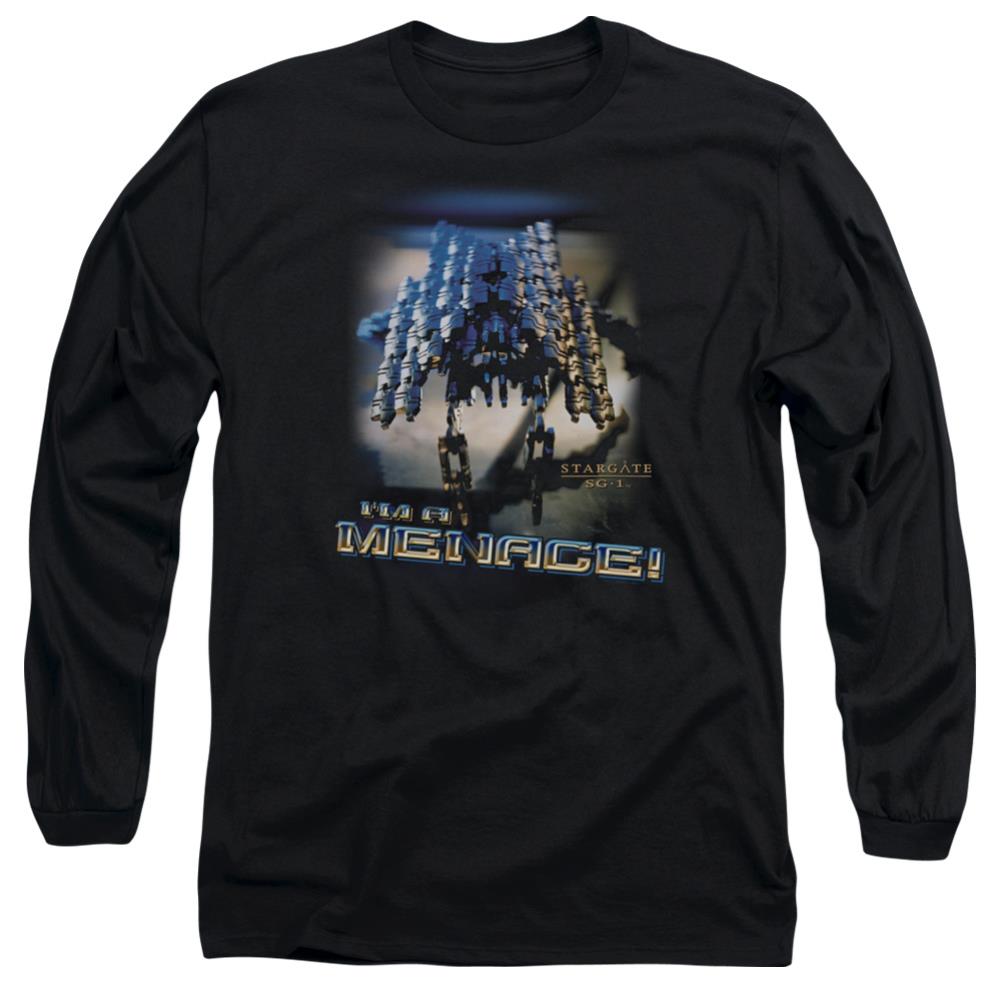 Stargate SG-1 Menace Men's 18/1 Cotton Long-Sleeve T-Shirt