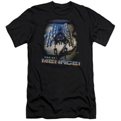 Stargate SG-1 Menace Men's Ultra-Soft 30/1 Cotton Slim Short-Sleeve T-Shirt