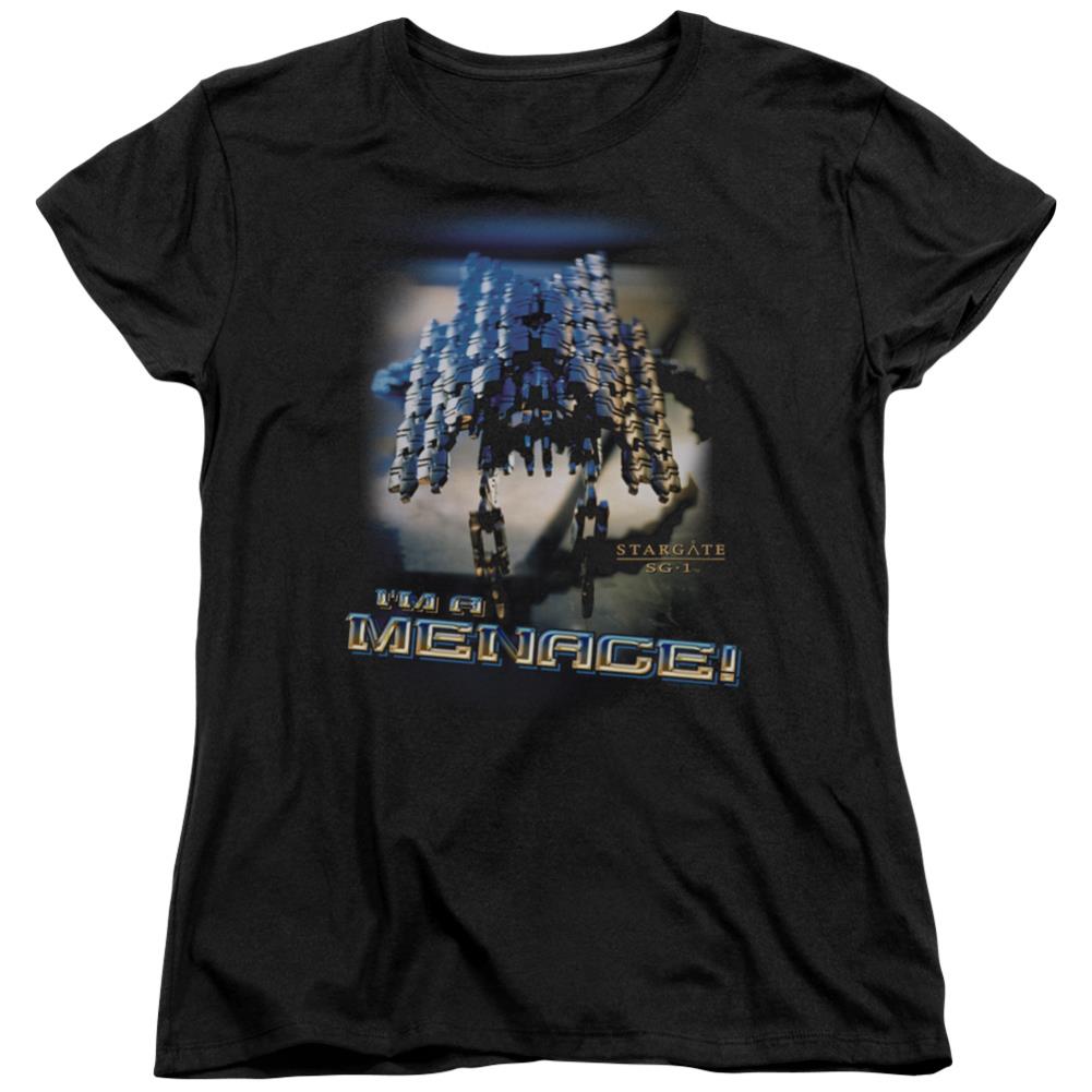 Stargate SG-1 Menace Women's 18/1 Cotton Short-Sleeve T-Shirt