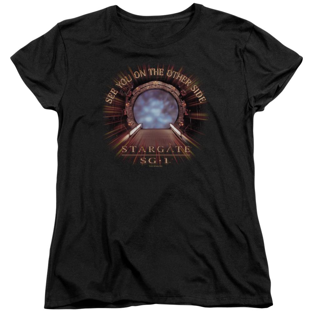 Stargate SG-1 Other Side Women's 18/1 Cotton Short-Sleeve T-Shirt