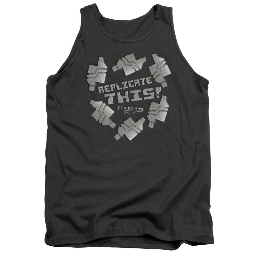 Stargate SG-1 Replicate This Men's 18/1 Cotton Tank Top