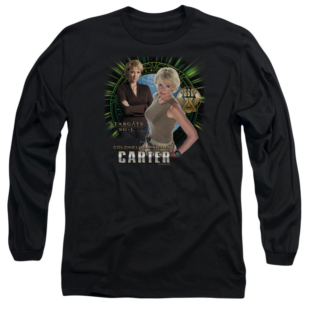 Stargate SG-1 Samantha Carter Men's 18/1 Cotton Long-Sleeve T-Shirt