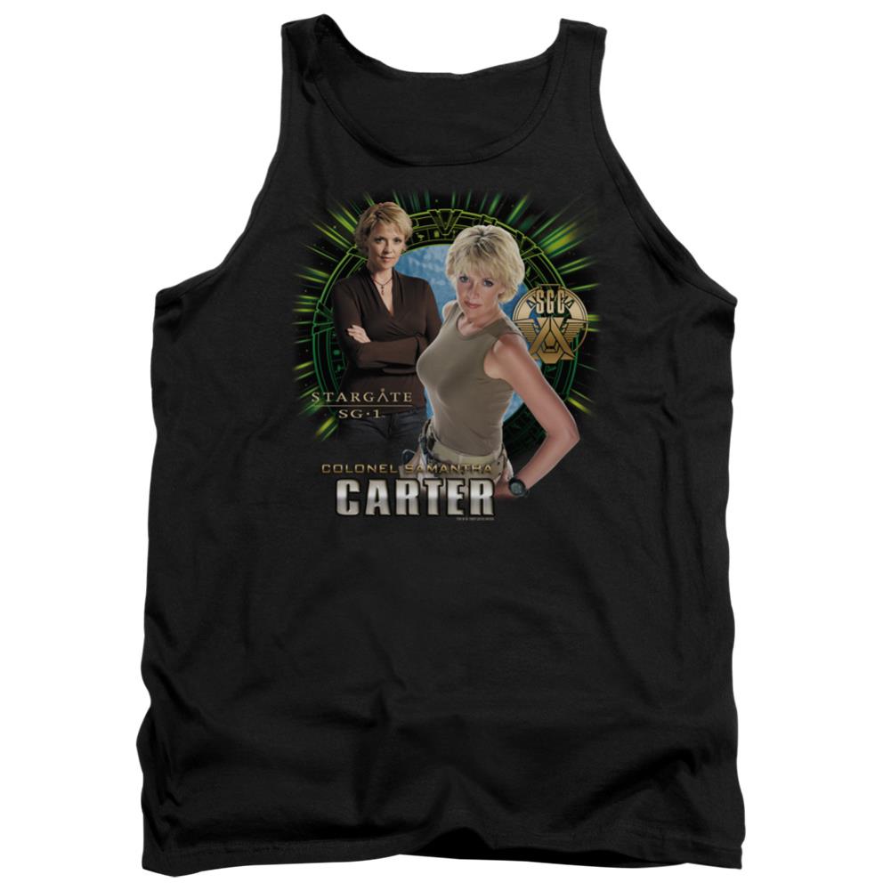 Stargate SG-1 Samantha Carter Men's 18/1 Cotton Tank Top