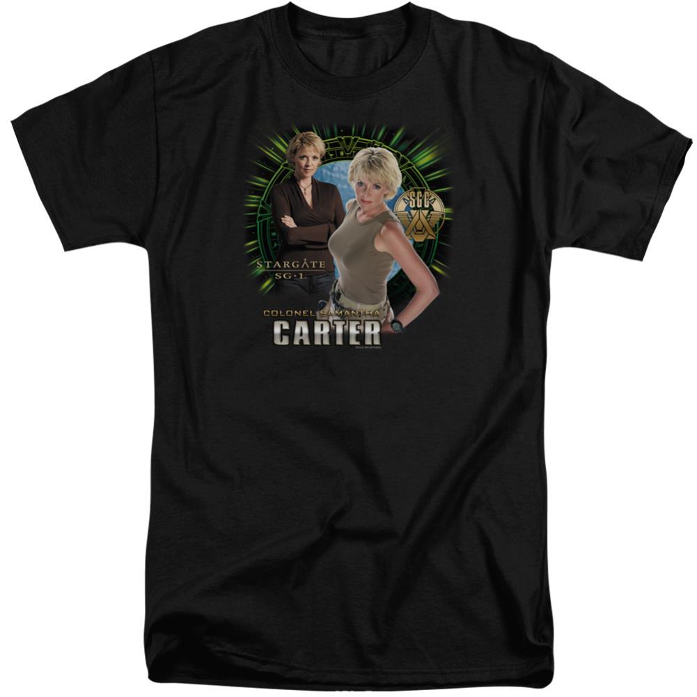 Stargate SG-1 Samantha Carter Men's 18/1 Tall Cotton Short-Sleeve T-Shirt