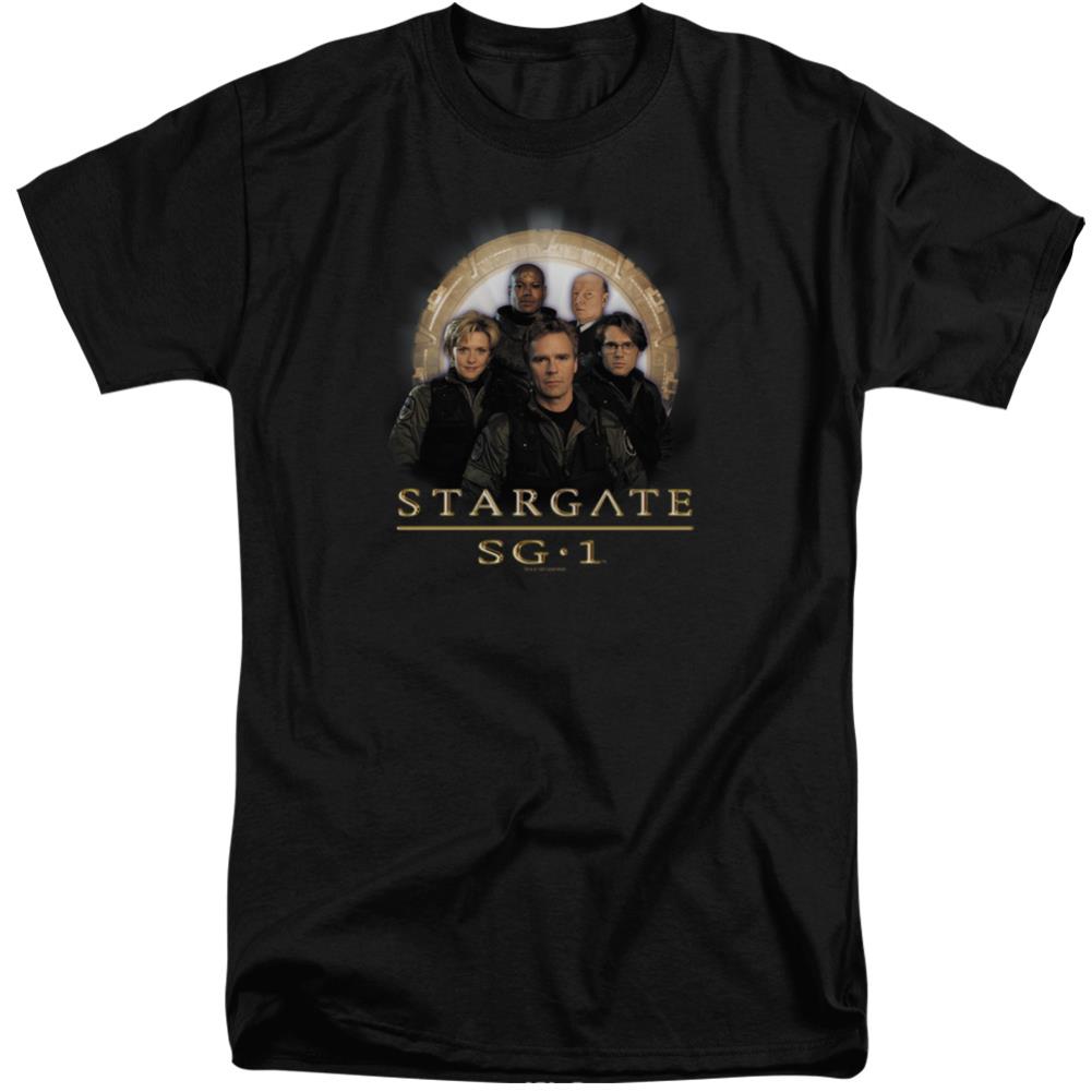 Stargate SG-1 SG-1 Team Men's 18/1 Tall Cotton Short-Sleeve T-Shirt