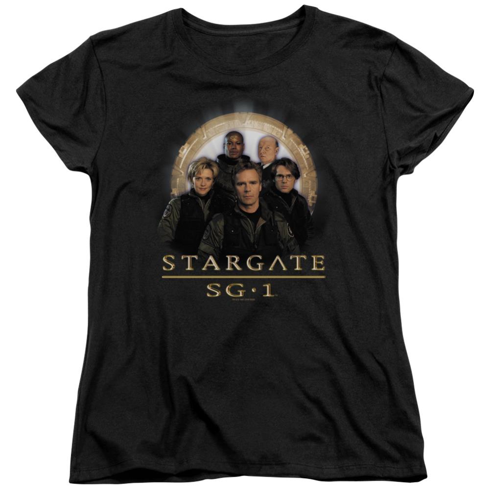 Stargate SG-1 SG-1 Team Women's 18/1 Cotton Short-Sleeve T-Shirt