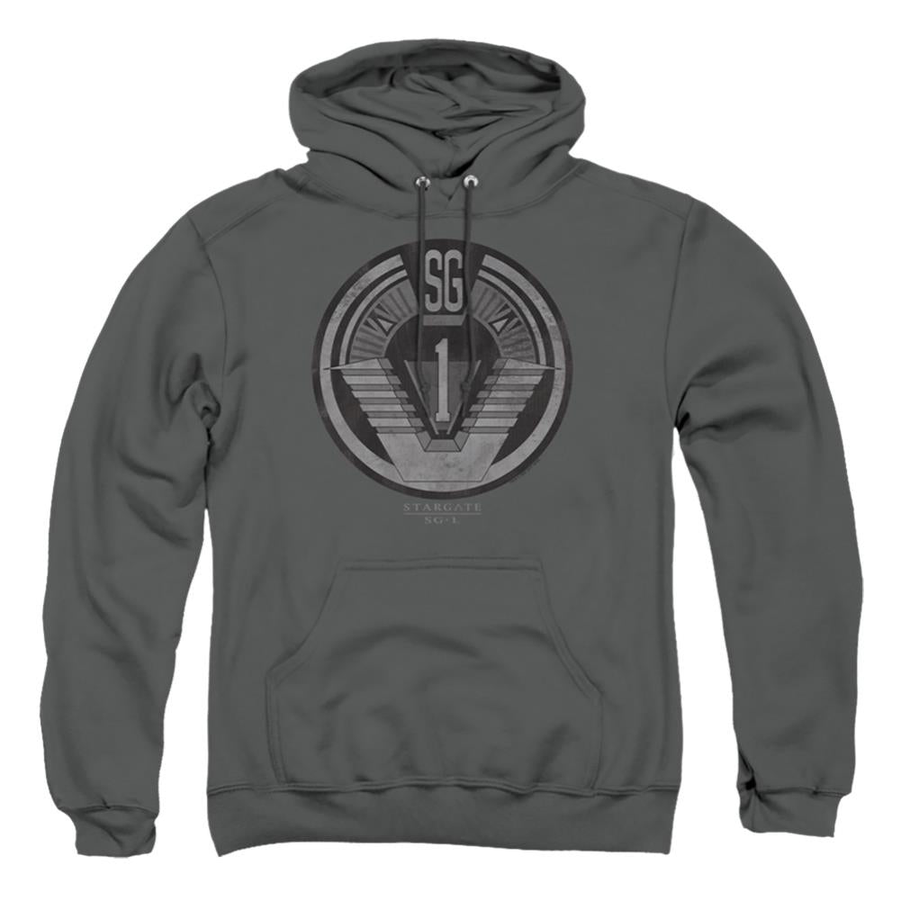 Stargate SG-1 Team Badge Men's Pull-Over 75 25 Poly Hoodie