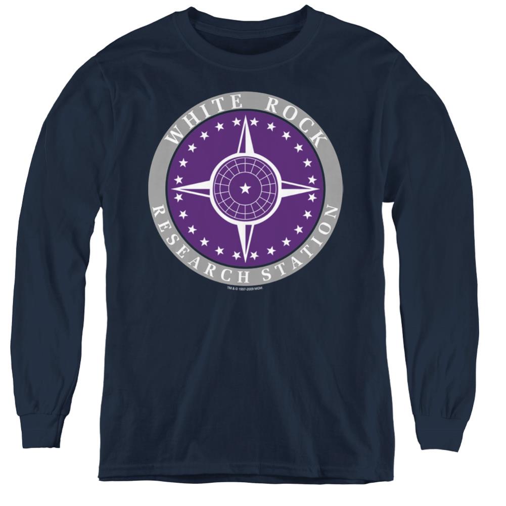 Stargate SG-1 White Rock Logo Youth Long-Sleeve T-Shirt