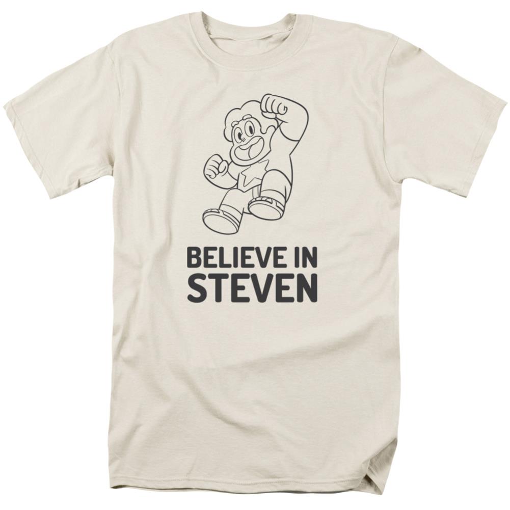 Steven Universe Believe In Steven Men's 18/1 Cotton Short-Sleeve T-Shirt
