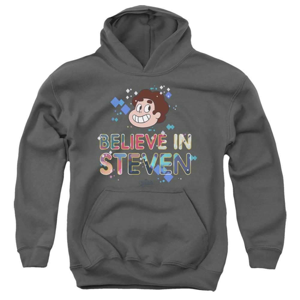 Steven Universe Believe Youth Cotton Poly Pull-Over Hoodie