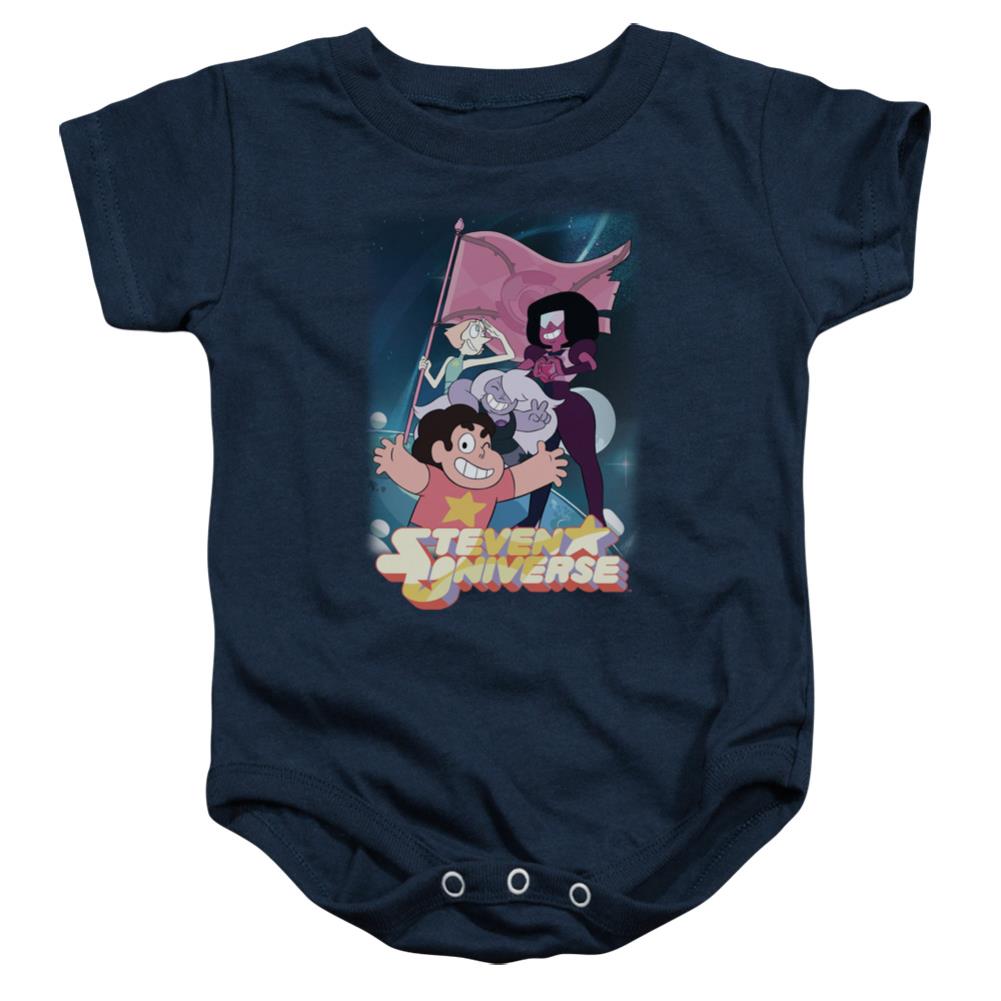 Steven Universe Crystal Gem Flag Infant's Cotton SS Snapsuit