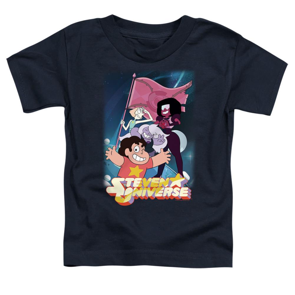 Steven Universe Crystal Gem Flag Toddler 18/1 Cotton Short-Sleeve T-Shirt