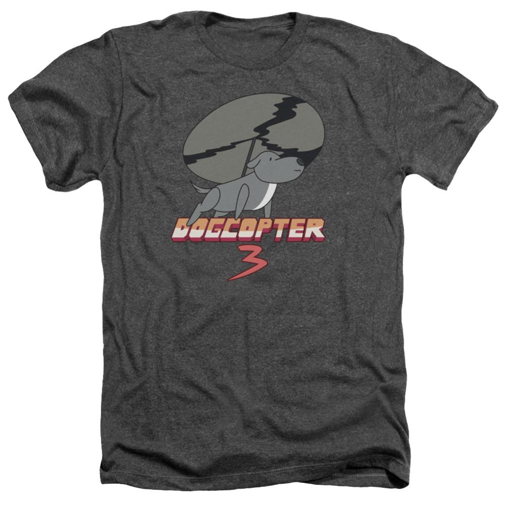 Steven Universe Dogcopter 3 Men's 30/1 Heather 60 40 Poly Short-Sleeve T-Shirt