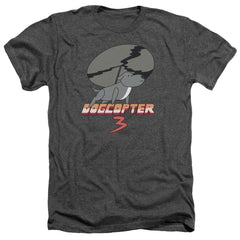 Steven Universe Dogcopter 3 Men's 30/1 Heather 60 40 Poly Short-Sleeve T-Shirt