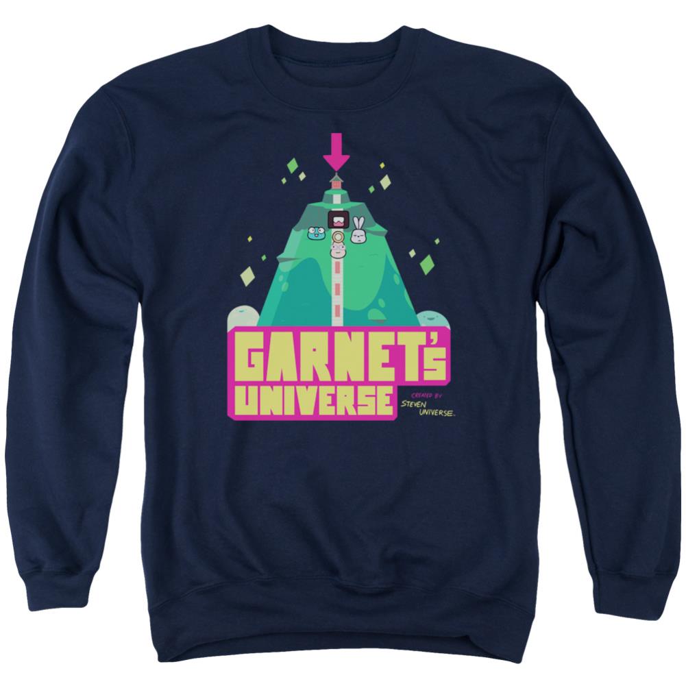 Steven Universe Garnets Universe Men's Crewneck 50 50 Poly Long-Sleeve T-Shirt