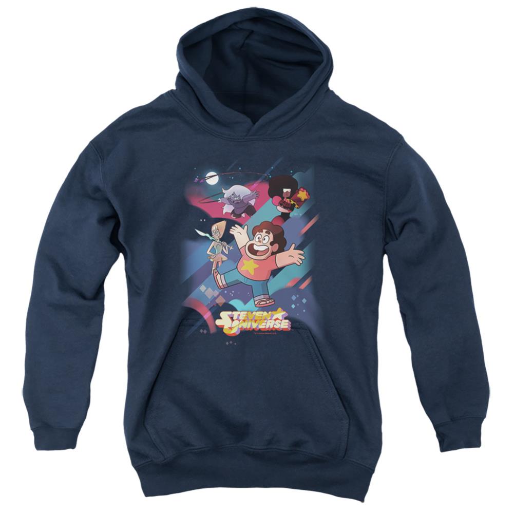 Steven Universe Group Shot Youth Cotton Poly Pull-Over Hoodie