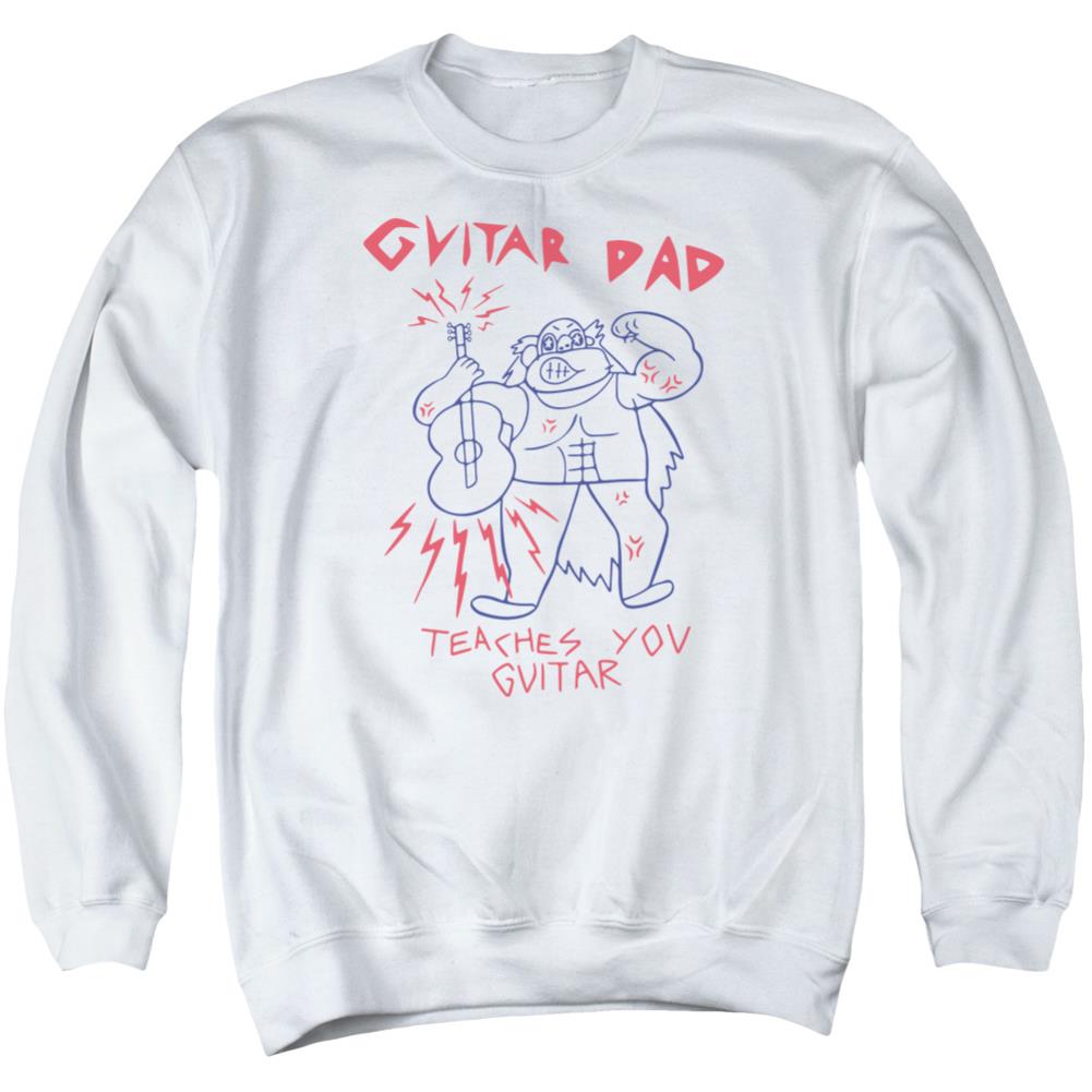 Steven Universe Guitar Dad Men's Crewneck 50 50 Poly Long-Sleeve T-Shirt