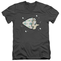 Steven Universe Pearl Men's 30/1 Cotton Slim V-Neck T-Shirt
