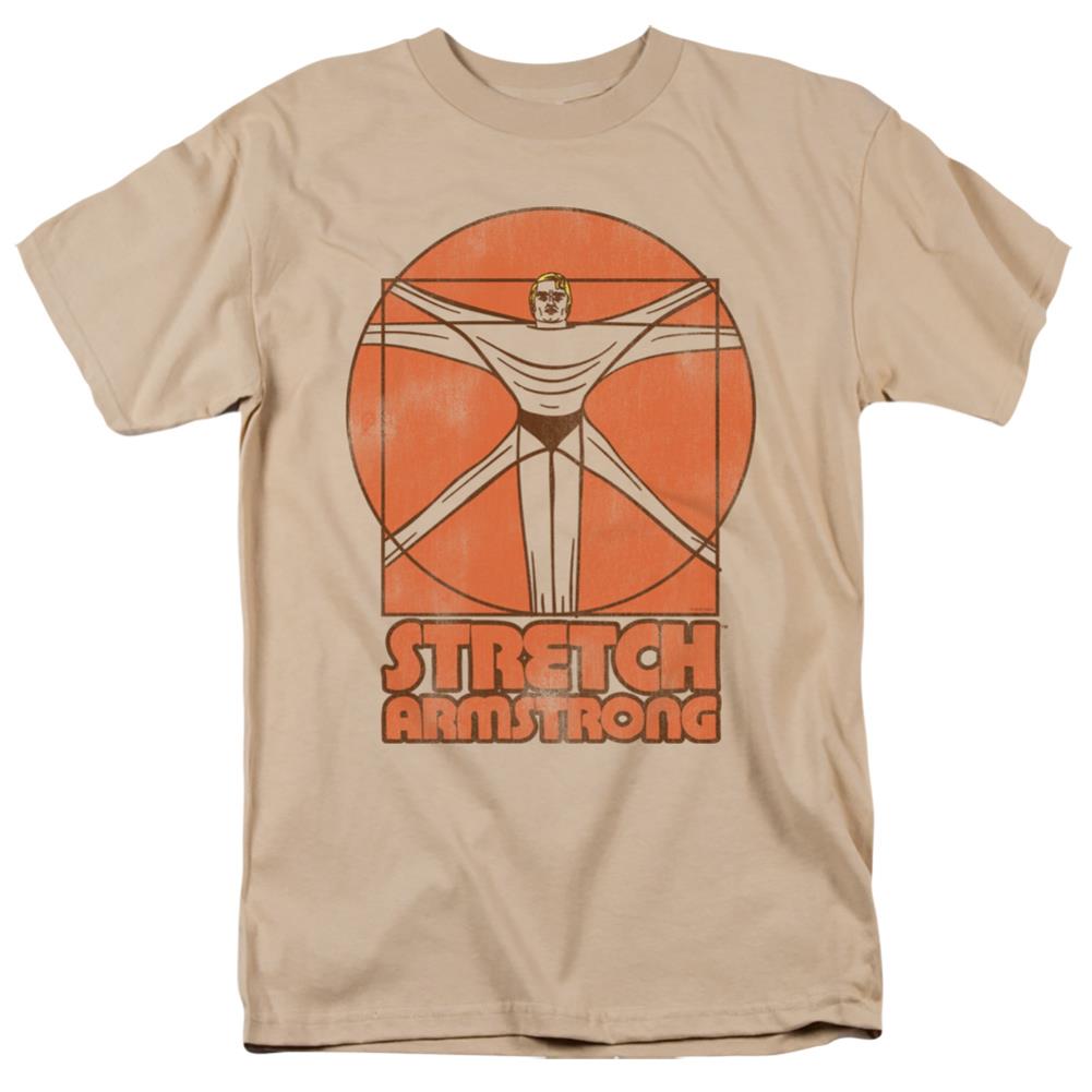 Stretch Armstrong Vitruvian Stretch Men's 18/1 Cotton Short-Sleeve T-Shirt