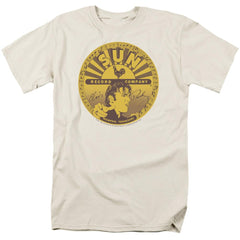 Sun Records Elvis Full Sun Label Men's 18/1 Cotton Short-Sleeve T-Shirt