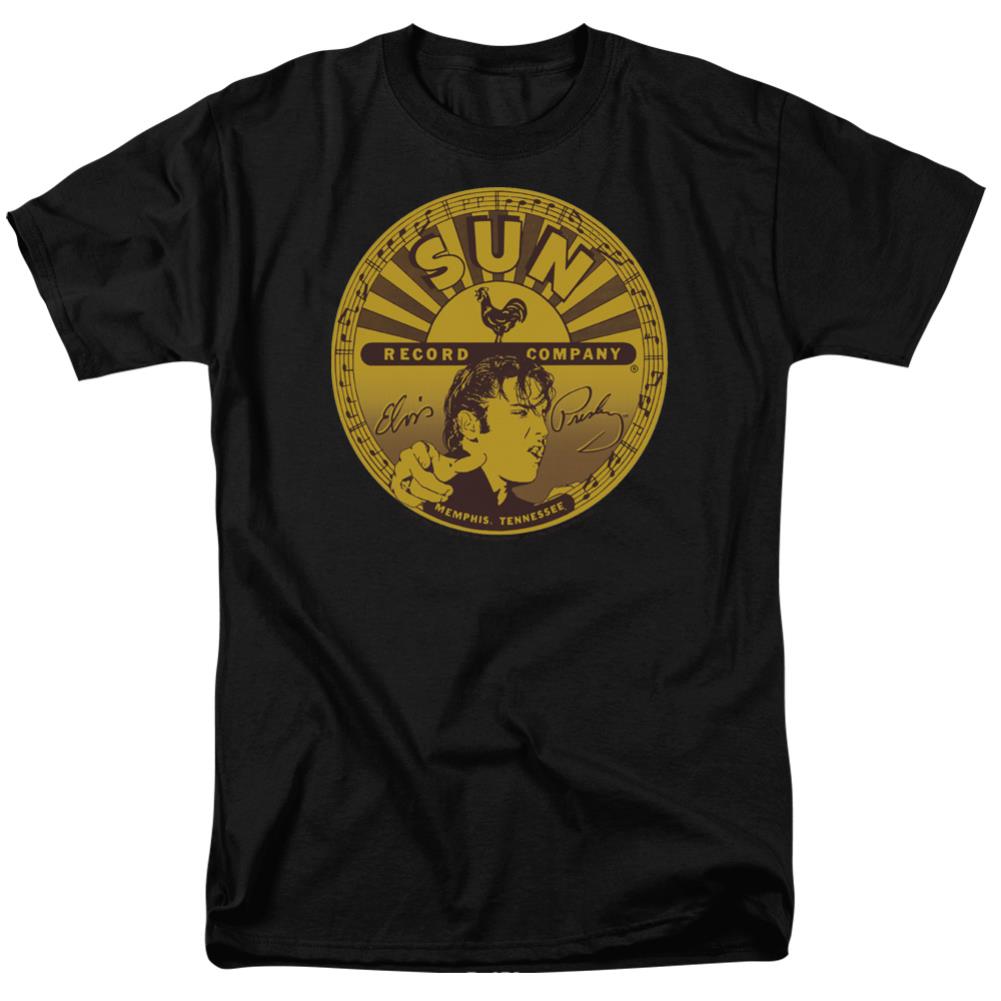 Sun Records Elvis Full Sun Label Men's 18/1 Cotton Short-Sleeve T-Shirt