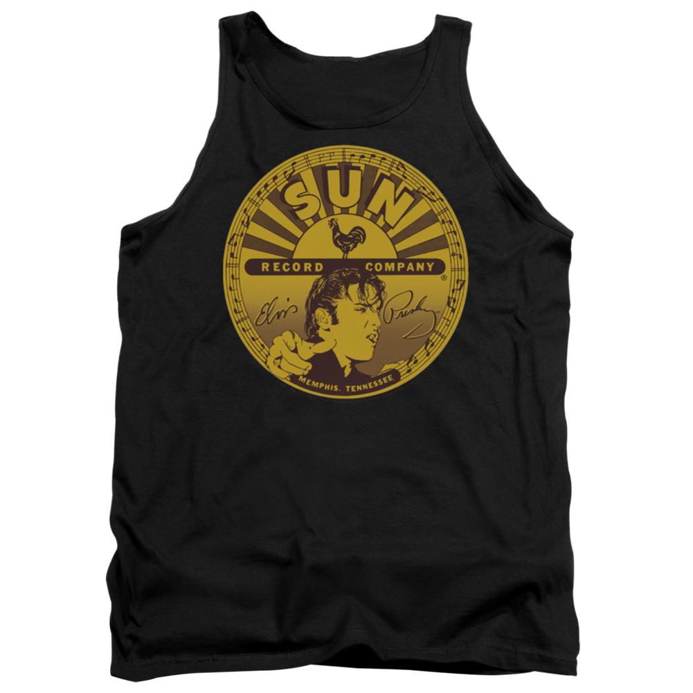 Sun Records Elvis Full Sun Label Men's 18/1 Cotton Tank Top