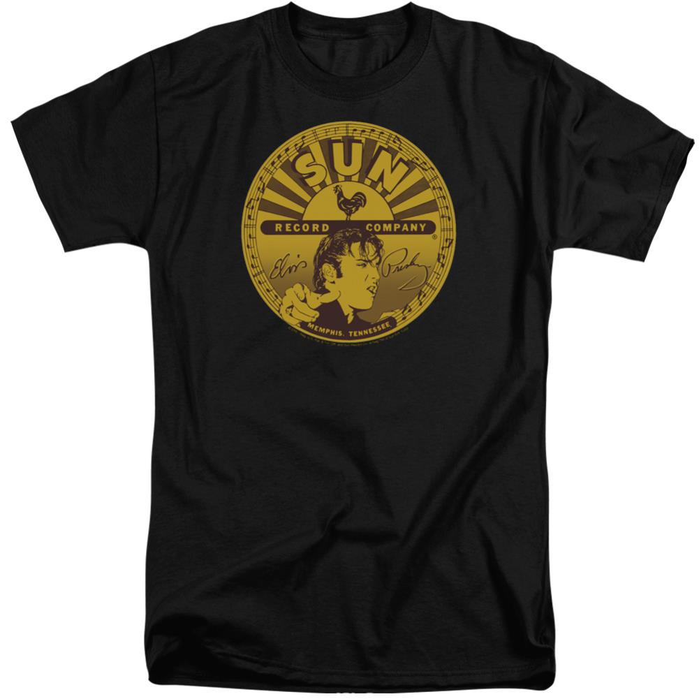 Sun Records Elvis Full Sun Label Men's 18/1 Tall Cotton Short-Sleeve T-Shirt