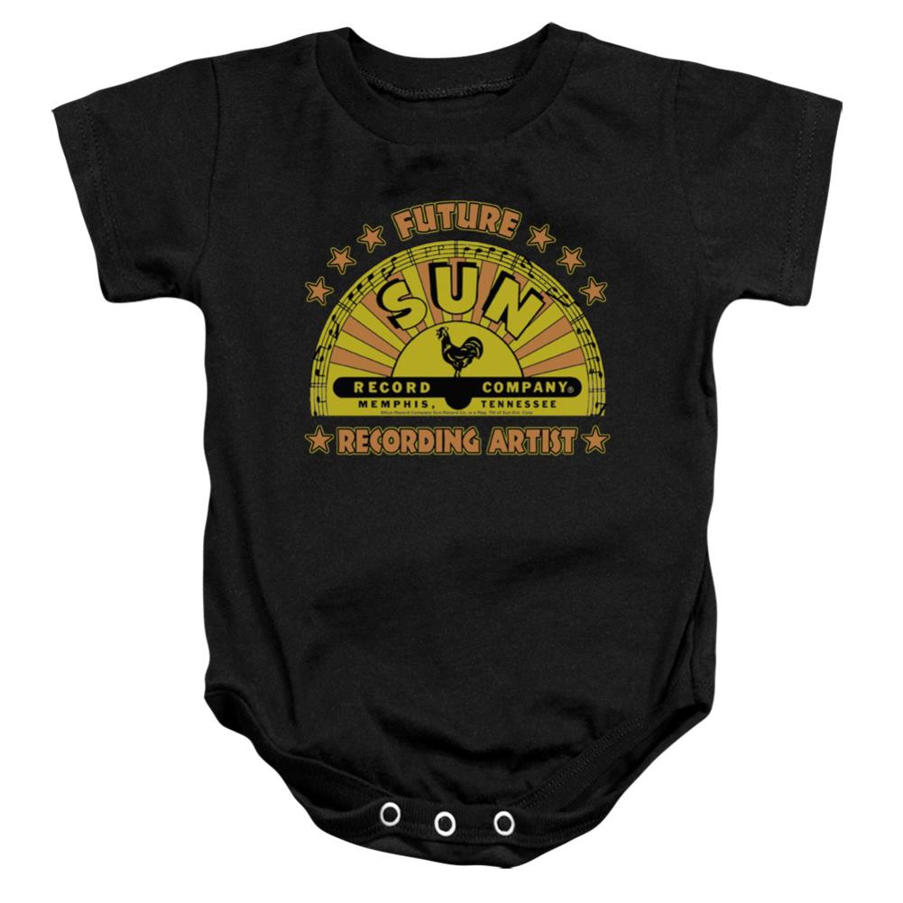 Sun Records Future Recording Artist Infant's Cotton SS Snapsuit