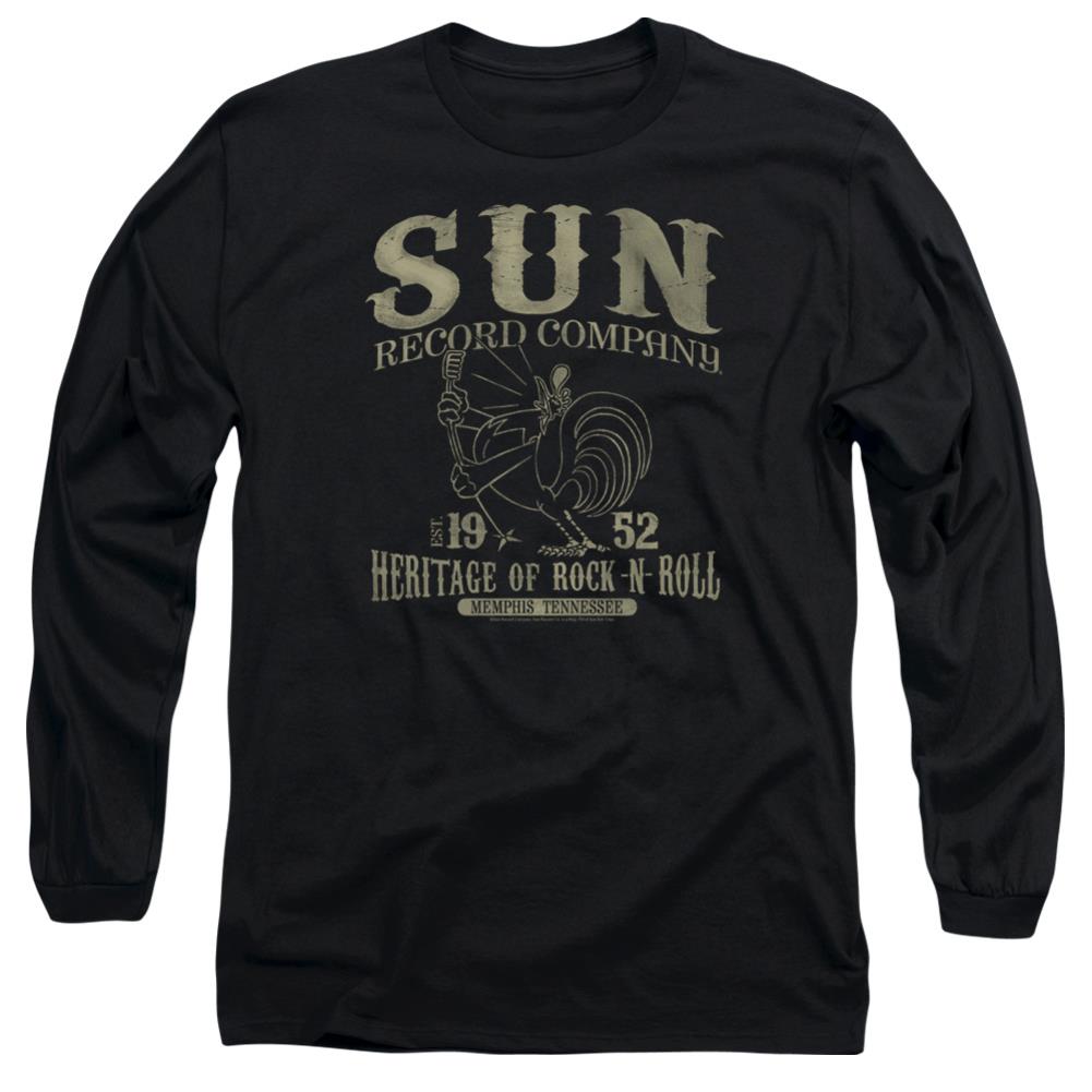 Sun Records Rockabilly Bird Men's 18/1 Cotton Long-Sleeve T-Shirt