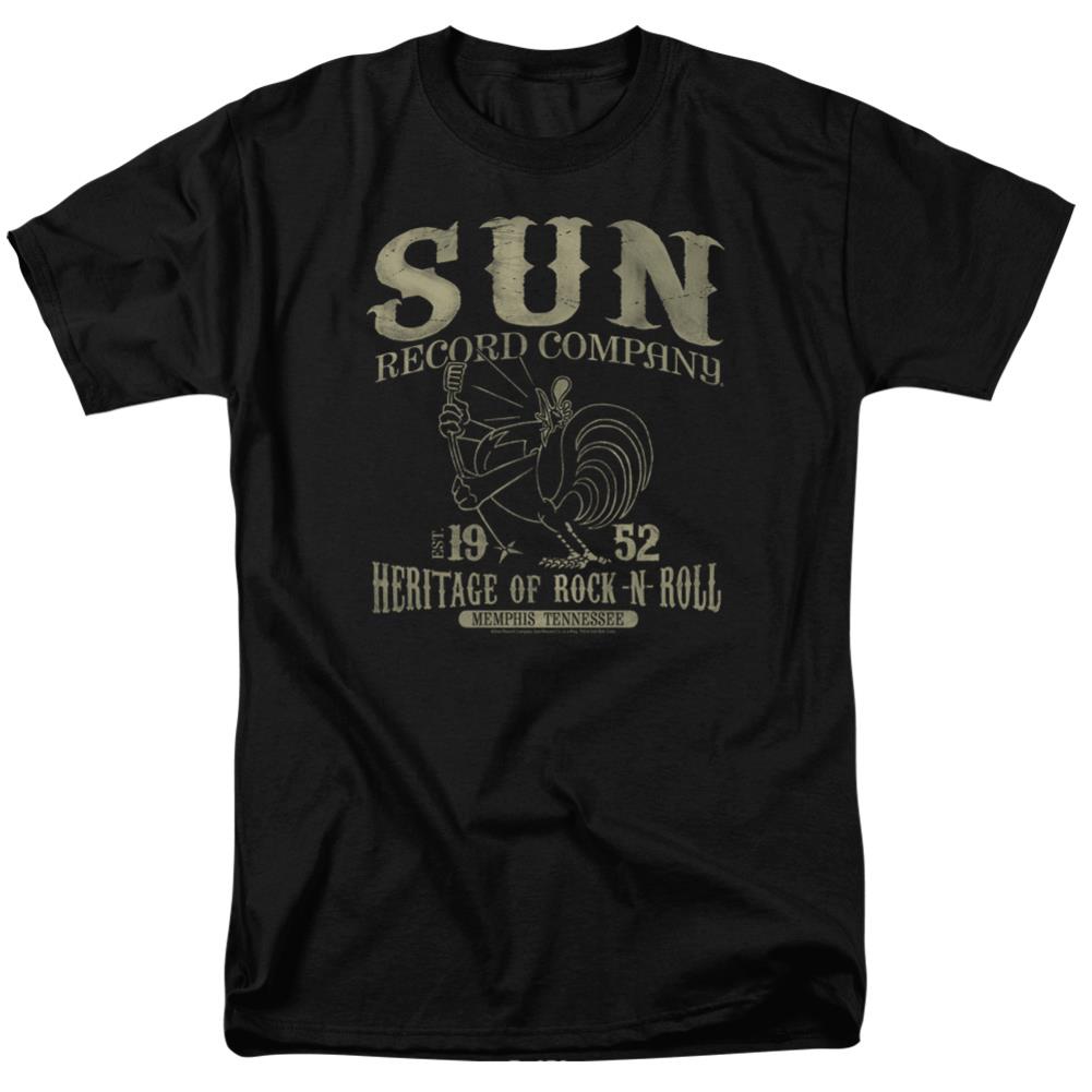 Sun Records Rockabilly Bird Men's 18/1 Cotton Short-Sleeve T-Shirt