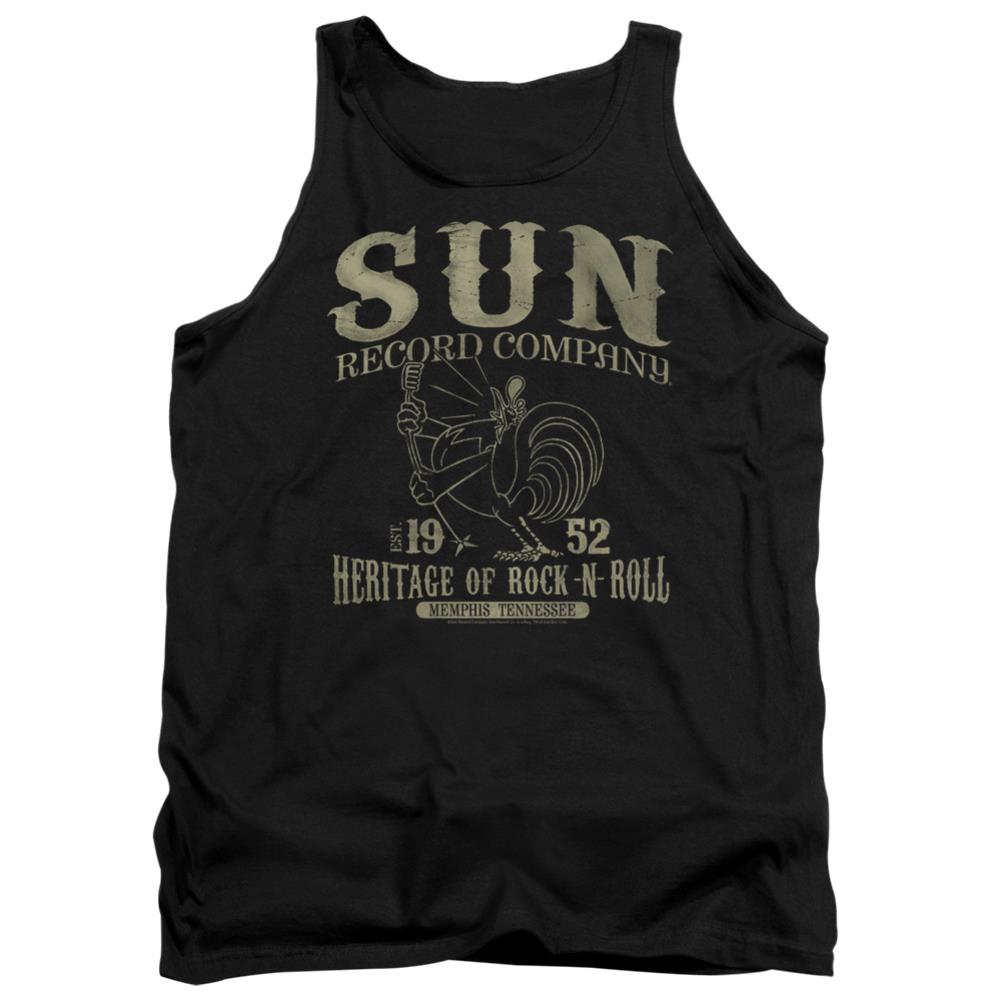 Sun Records Rockabilly Bird Men's 18/1 Cotton Tank Top