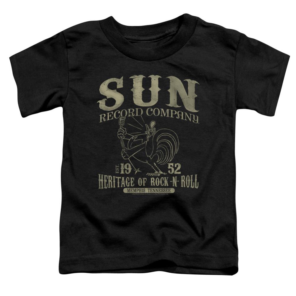 Sun Records Rockabilly Bird Toddler 18/1 Cotton Short-Sleeve T-Shirt